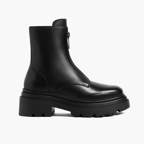 Thursday Ryder Platform Black Zippered Ankle Boots size us 8.5 women - Picture 8 of 9